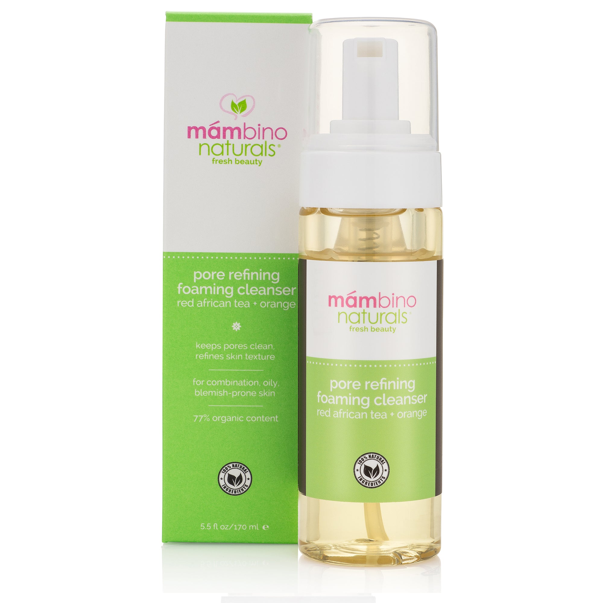 Mambino Organics Pore Refining Face Wash 毛孔緊緻潔面泡沬 170ml