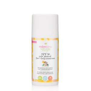 Mambino Organics SPF30 Pure Mineral Face + Body Sunscreen 嬰幼兒天然礦物防曬乳SPF30 PA+++ 100ml