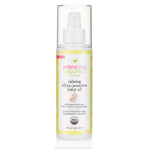 <transcy>Mambino Organics Calming Ultra-Sensitive Baby Oil 150ml</transcy>